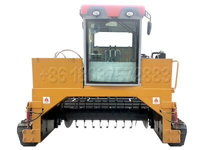 Industrial windrow composting equipment