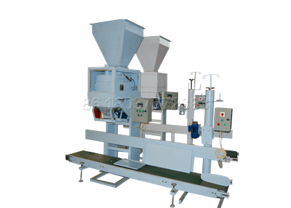 Single bucket automatic packing scale for chicken waste processing
