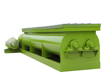 Double Shaft Compost Mixer Machine for cow manure mix processing