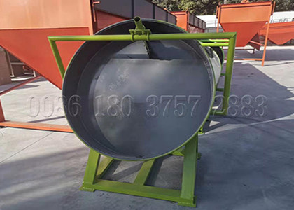 Disc granulator for cow dung fertilizer production