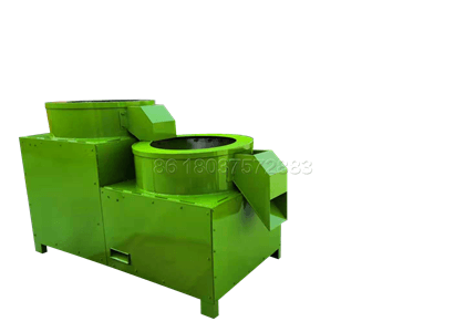 Polishing machine for granular organic fertilizer