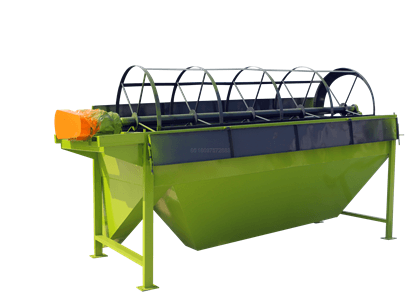 Rotary screener for cow dung fertilizer sieving