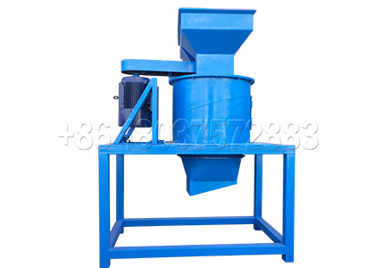 Vertical organic waste compost crusher